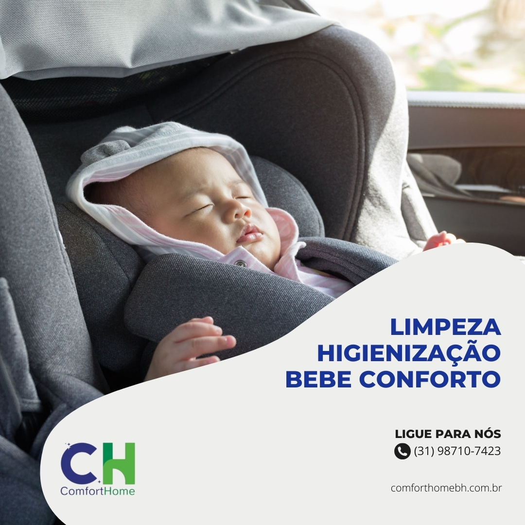 limpeza higienização bebe conforto