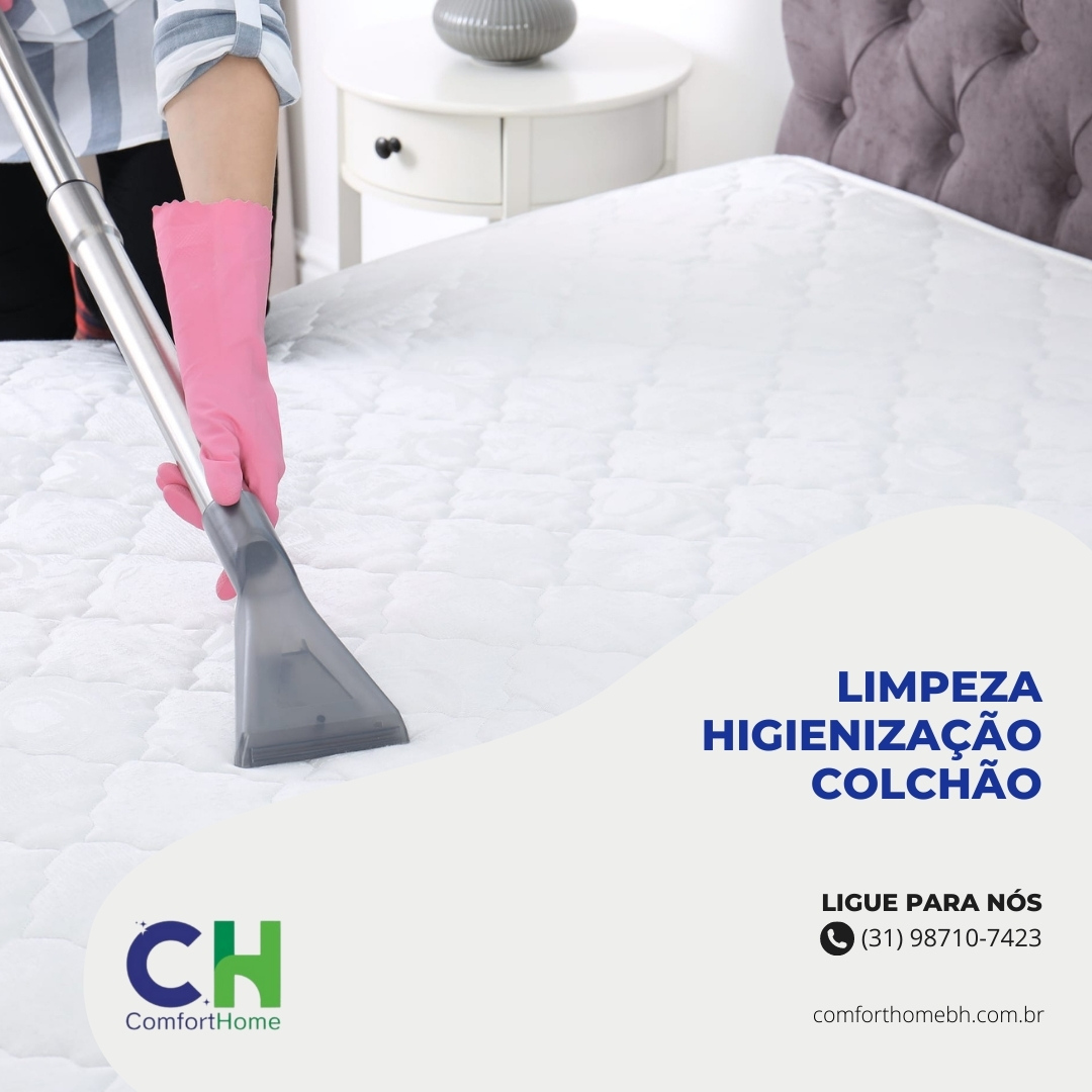 limpeza higienização colchao